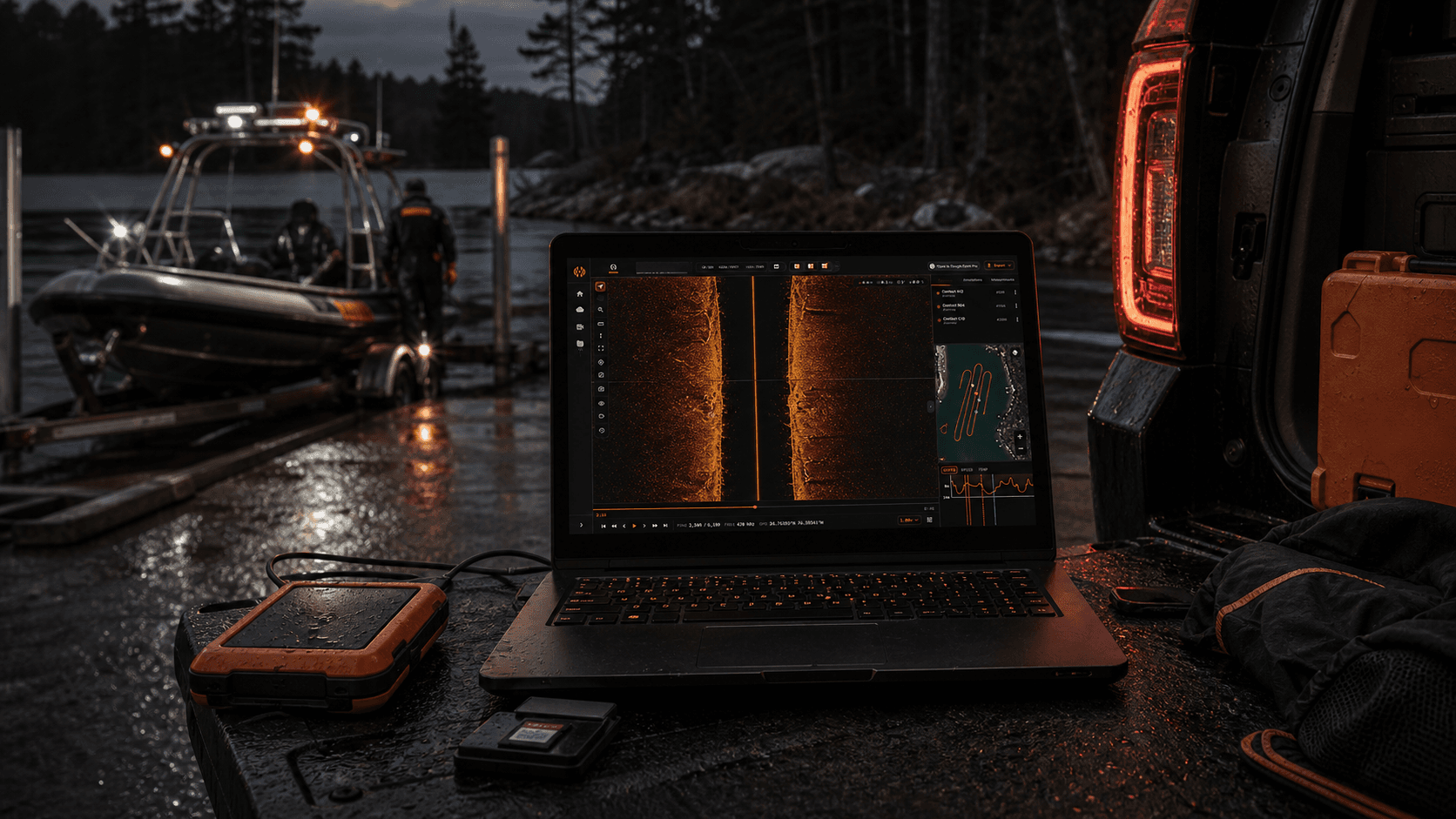 Working a Case Offline — Sonar Analysis at Remote Launch Points